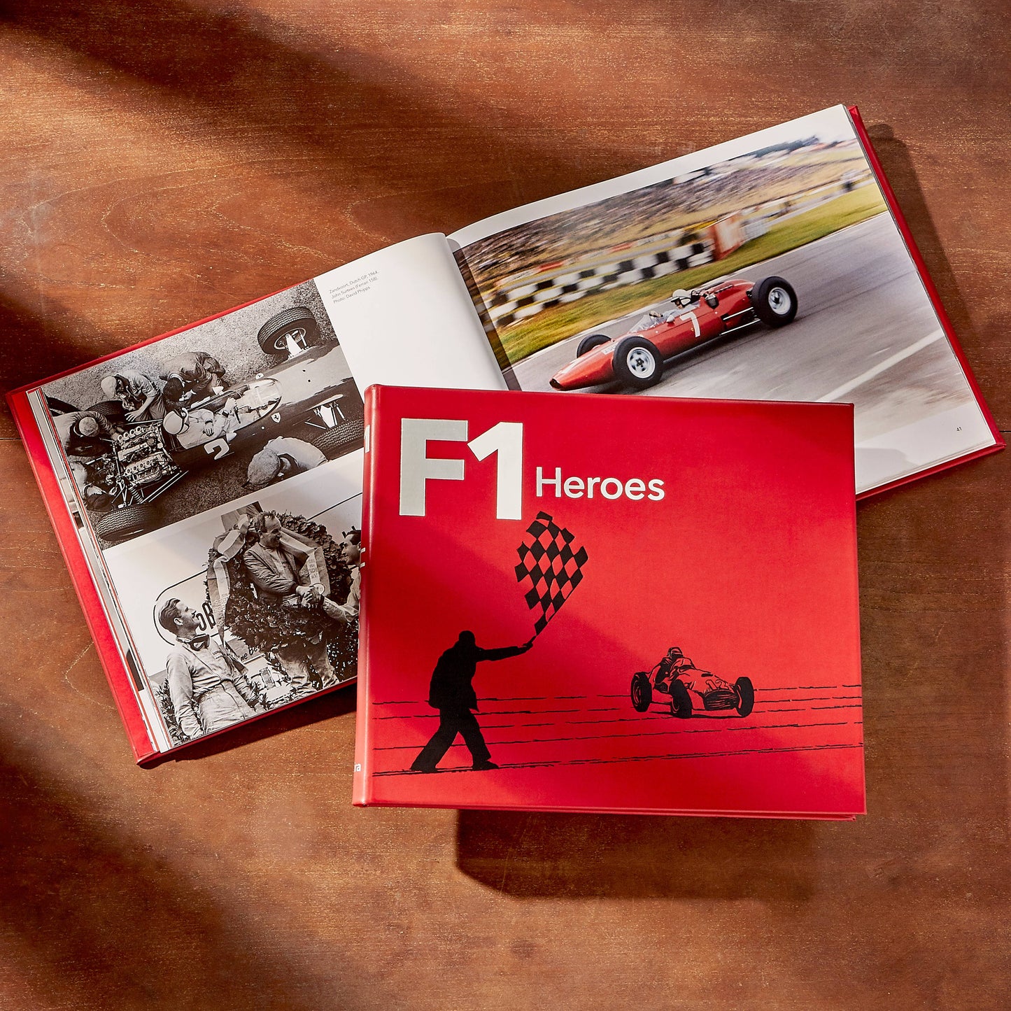 Graphic Image" F1 Heroes" Leather Bound Book
