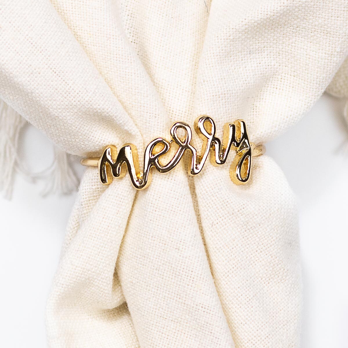 Royal Standard Gold Merry Napkin Ring