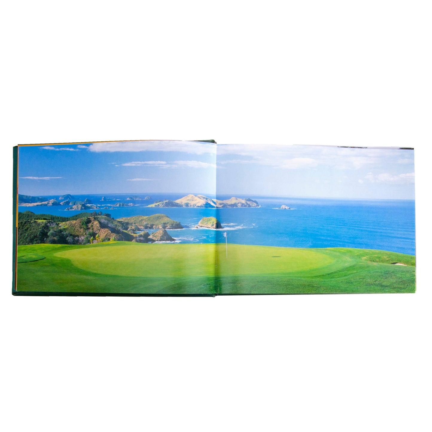 Graphic Image "Golf Courses: Fairways of the World" Leather Bound Book