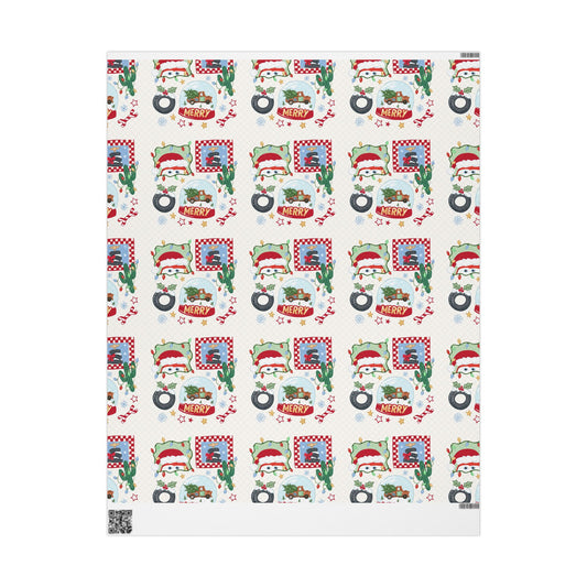 Rustic Country Christmas Wrapping Paper