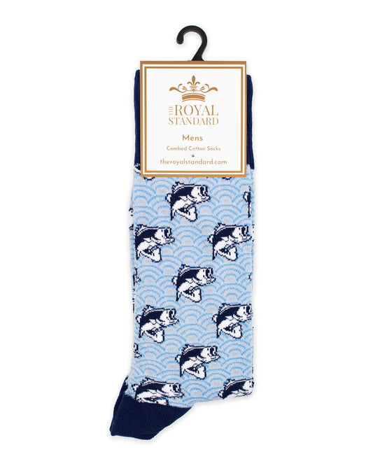 Royal Standard Men's I’d Rather Be Fishing Socks