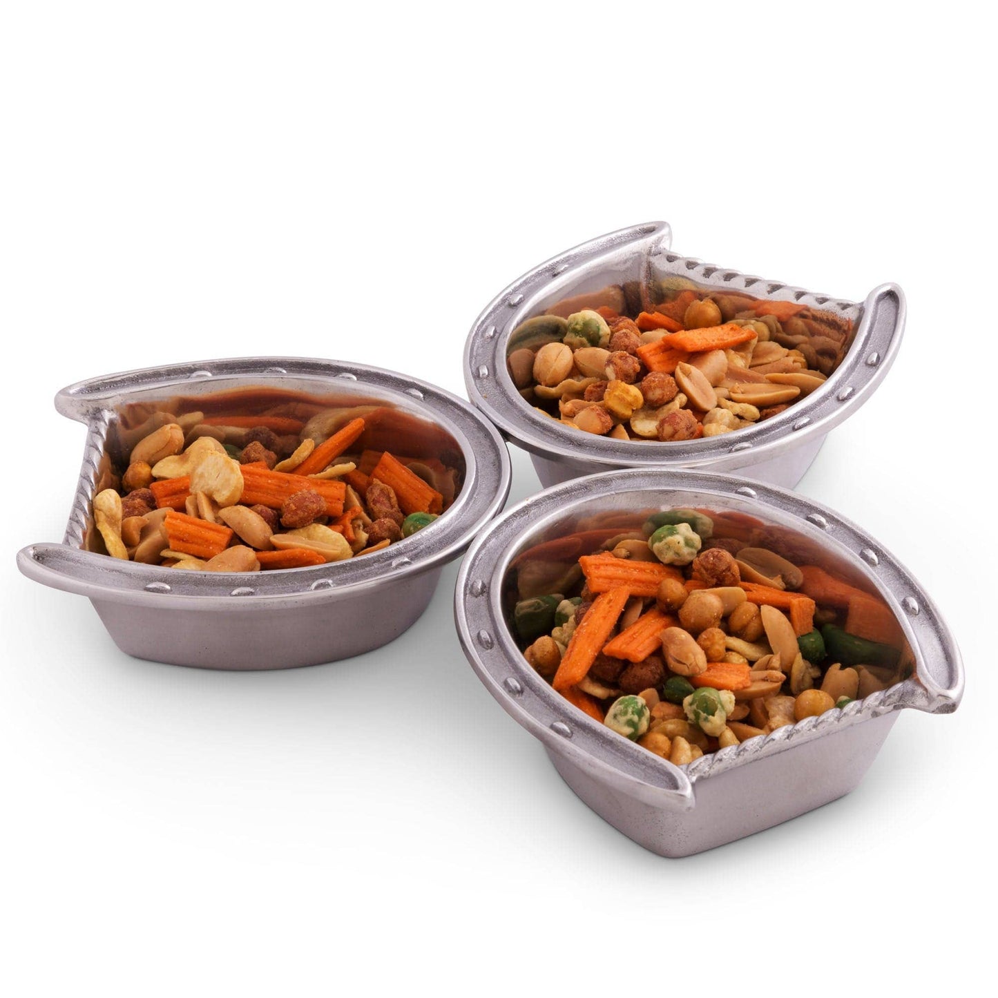 Arthur Court Horseshoe 3-Bowl Bowl