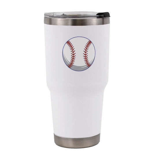 Royal Standard Baseball Tumbler White 30 oz.