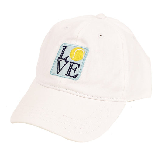 Royal Standard Tennis 🎾 Love Baseball Hat (White/Blue/Yellow) (OS)