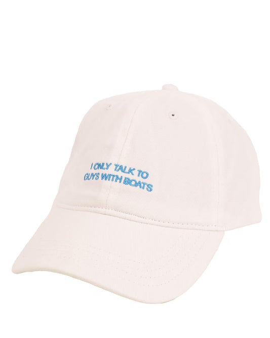Royal Standard Guys With Boats Baseball Hat (White/Palace Blue) (OS)