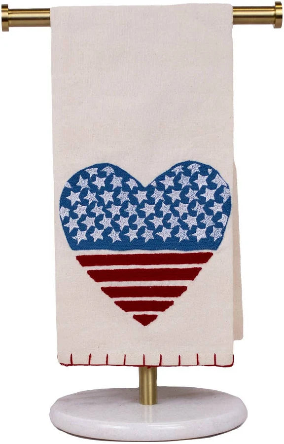 Royal Standard Love of America Hand Towel (Cream/Red/Blue) 20x28