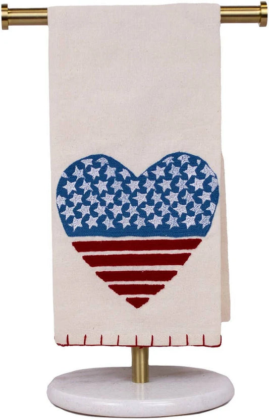 Royal Standard Love of America Hand Towel (Cream/Red/Blue) 20x28