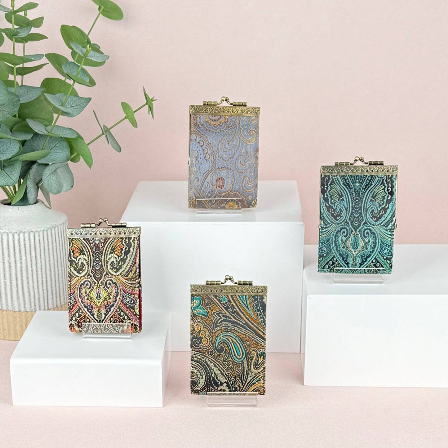 Paisley Brocade RFID Card Holder