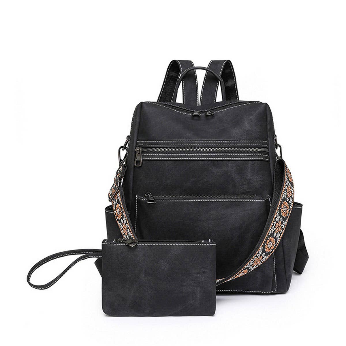ACCITY Retro Large Capacity Casual Travel Backpack