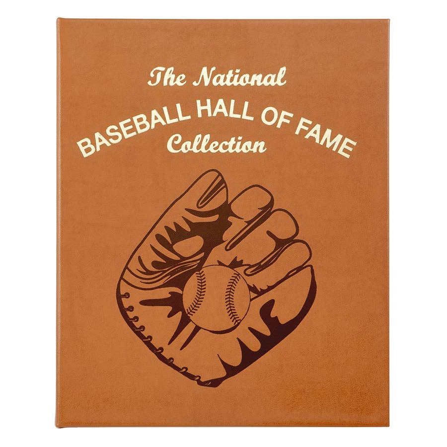 Graphic Image " The National Baseball Hall of Fame Collection" Leather Bound Book