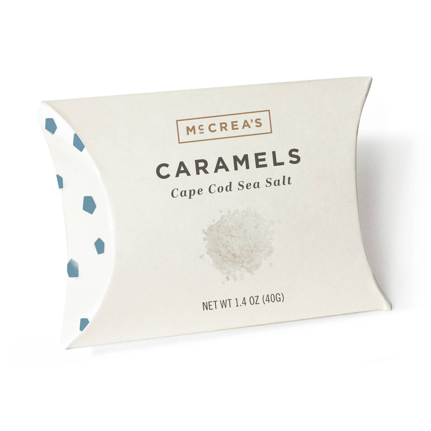 McCrea's Candies Caramels Pillow Box - Cape Cod Sea Salt
