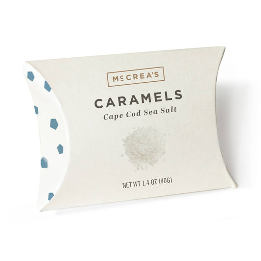 McCrea's Candies Caramels Pillow Box - Cape Cod Sea Salt