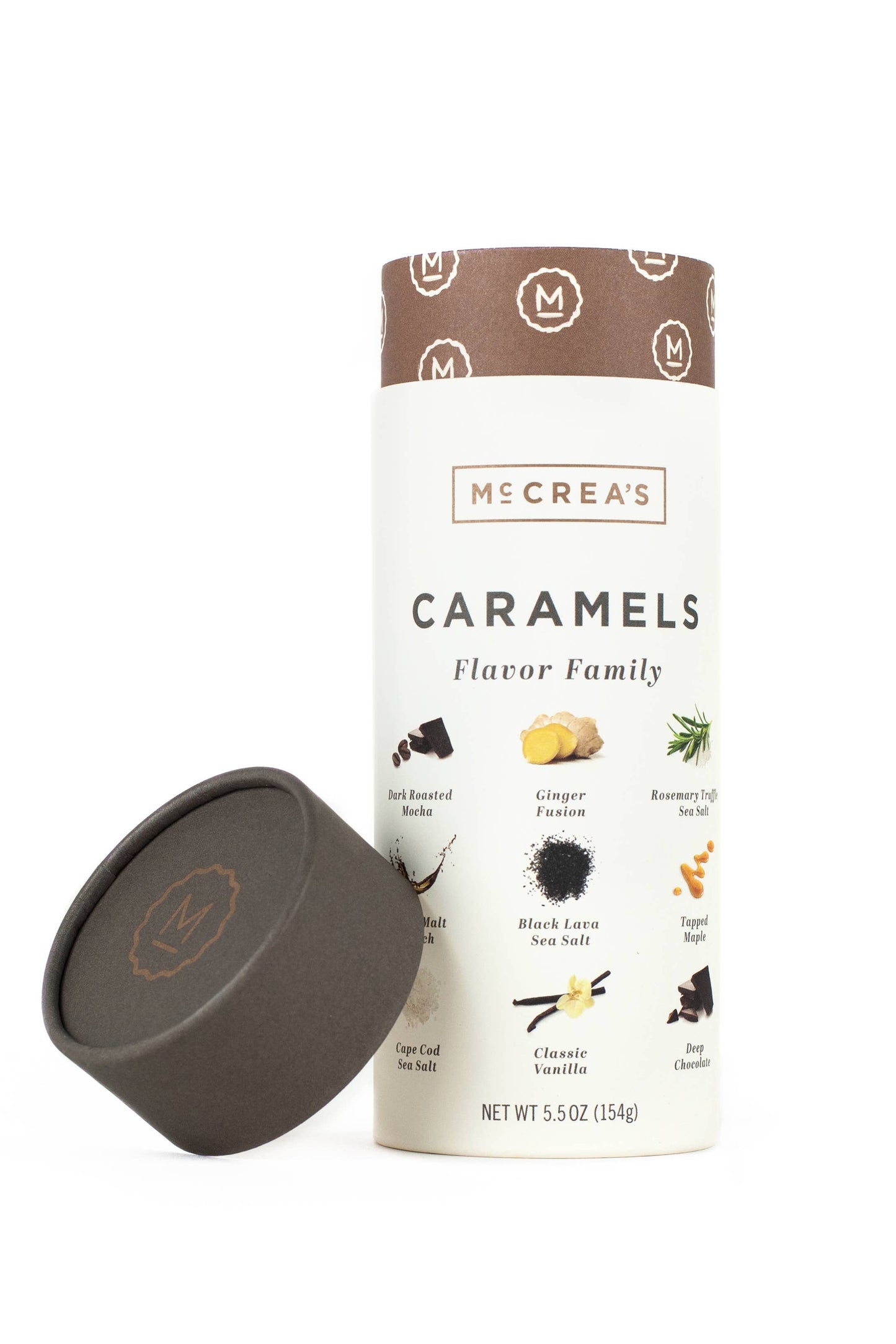 McCrea's Candies Caramels Tall Tube - Flavor Family