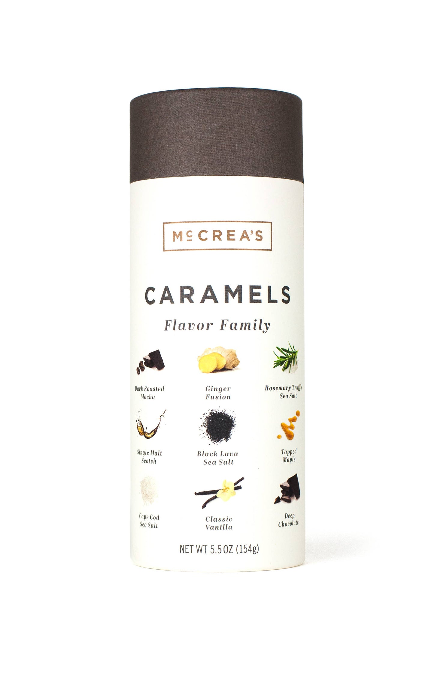 McCrea's Candies Caramels Tall Tube - Flavor Family