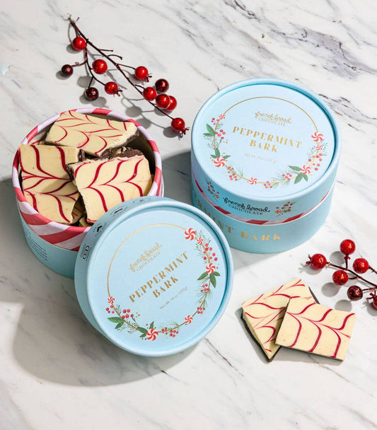 French Broad Chocolate Peppermint Bark - 14oz