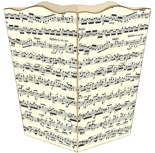 Marye-Kelley Sonata Sheet Music Wastepaper Basket