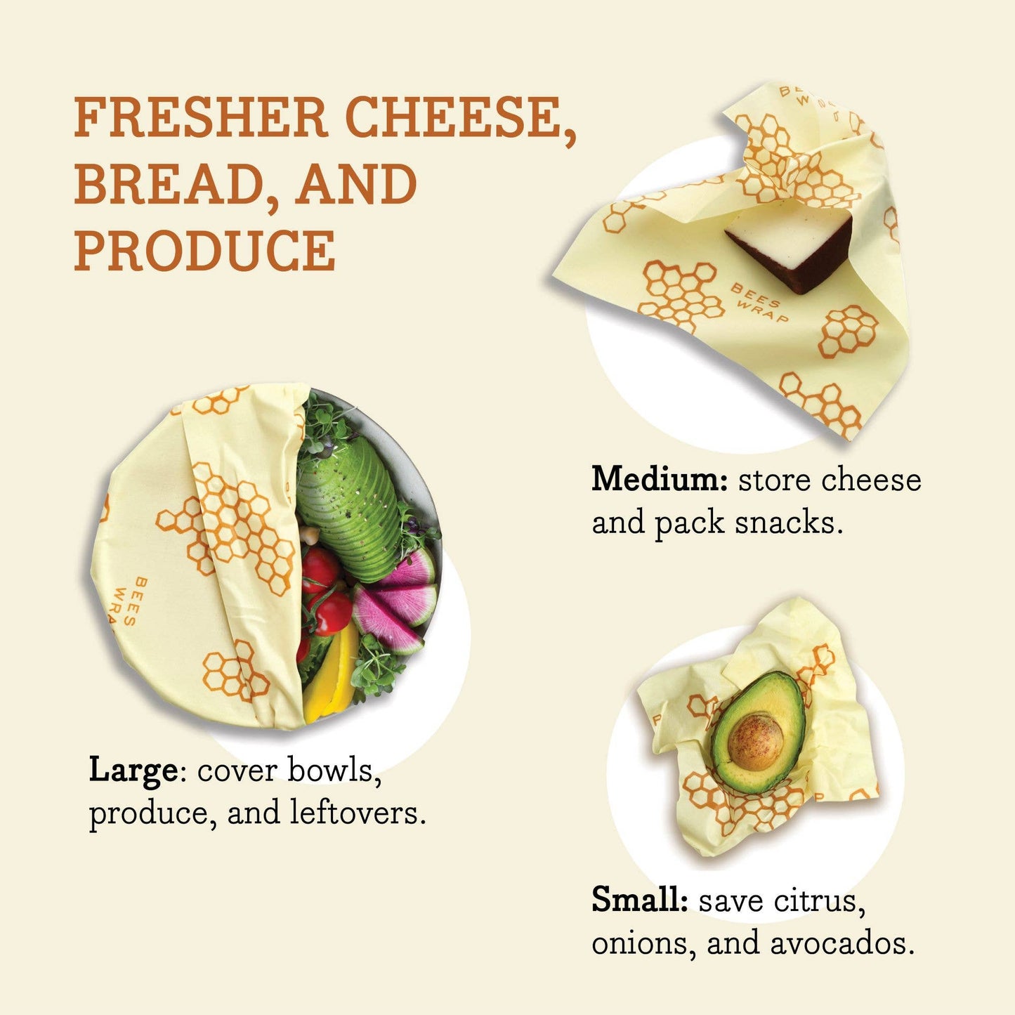 Bee’s Wrap® Assorted 3 Pack - Bees & Bears