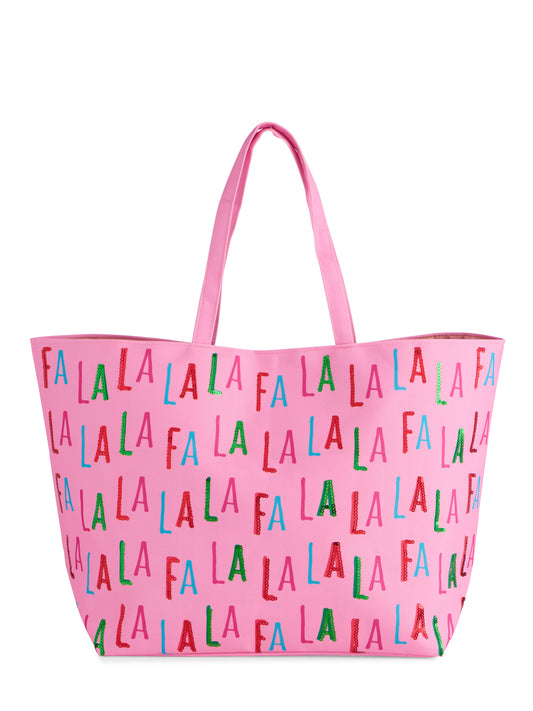 Shiraleah "FA LA LA" GIFTING TOTE