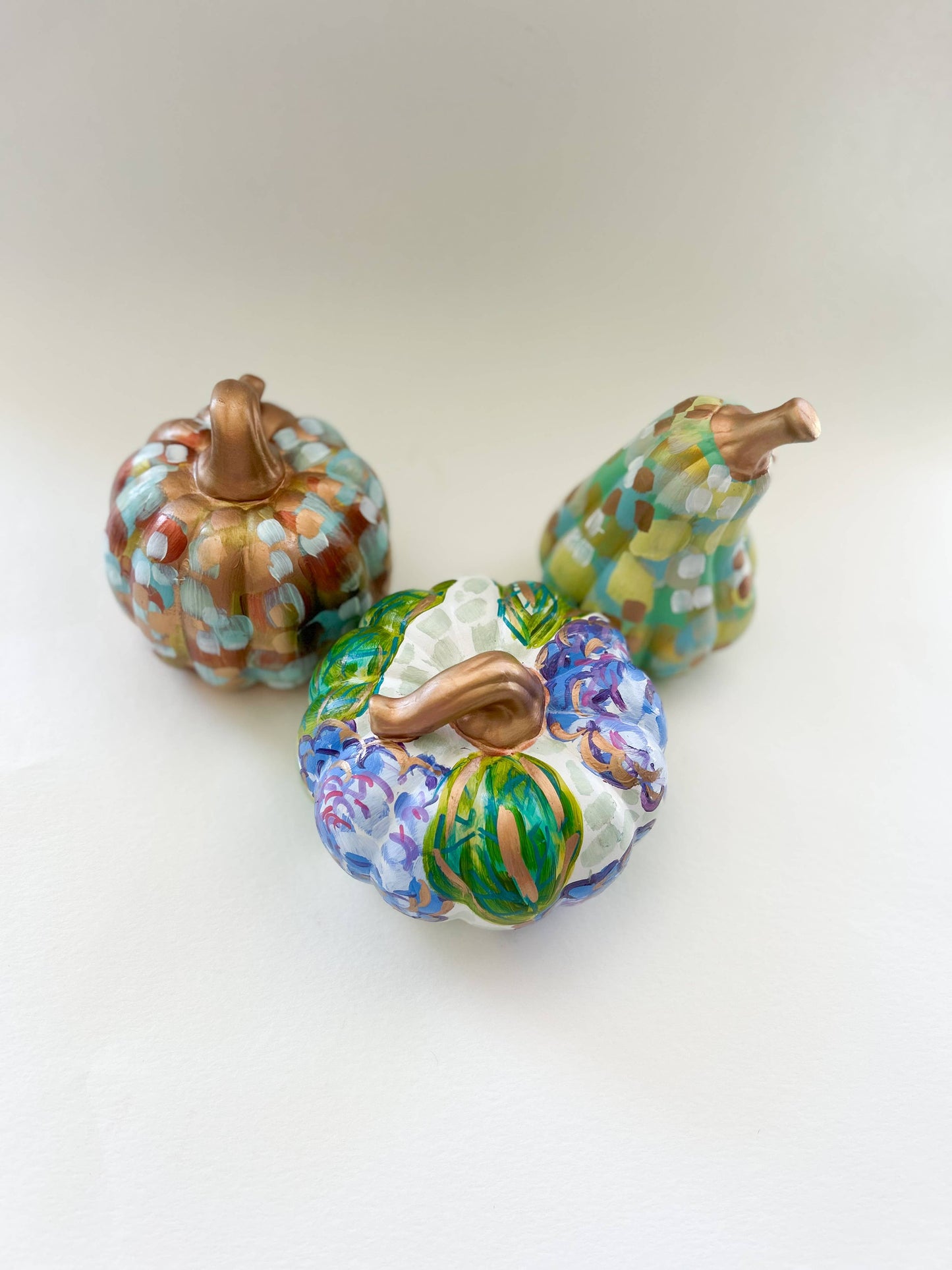 Jessica Reynolds Copper Abstract Pumpkin