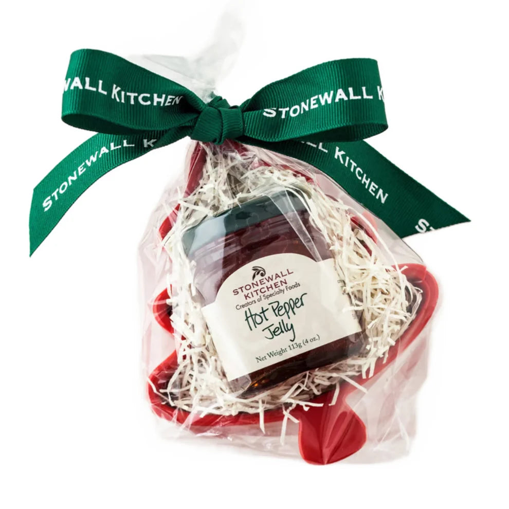 Stonewall Kitchen Hot Pepper Jelly Tree Ramekin Gift