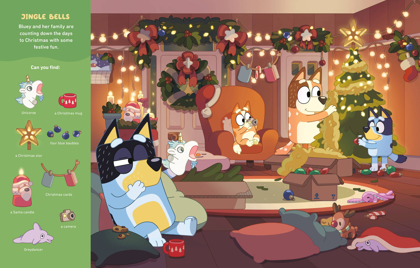 Where's Bluey? At Christmas- A Search & Find Book