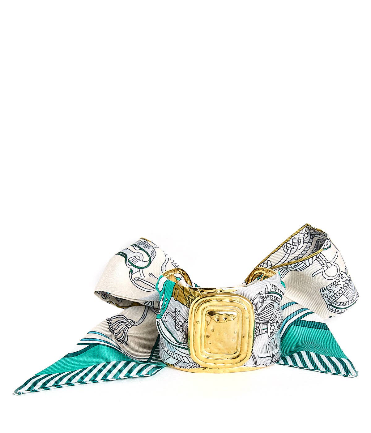 Lisi Lerch - Finley- Large Gold Scarf Cuff - WS