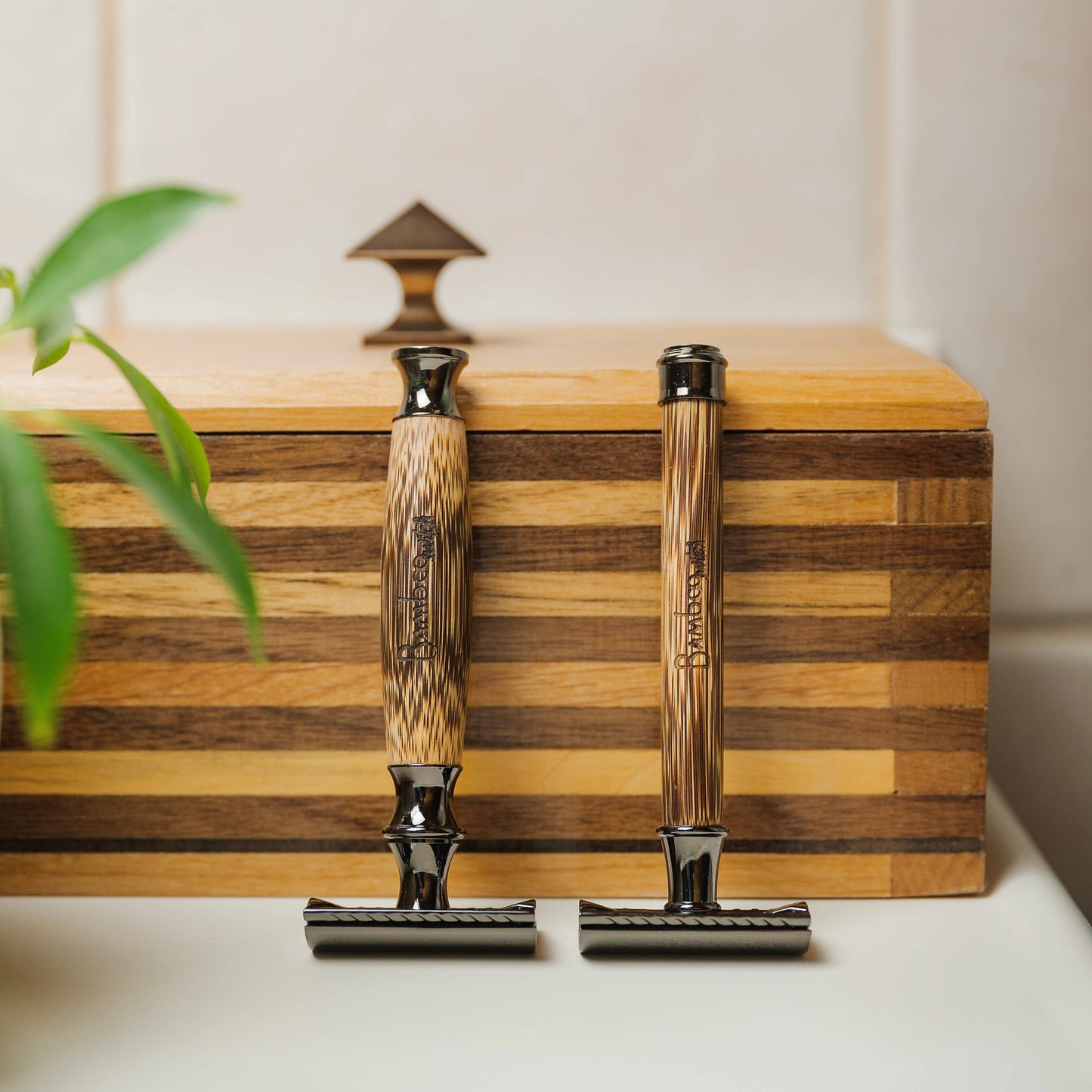 Bamboo Switch Bamboo Stainless Steel Safety Razor