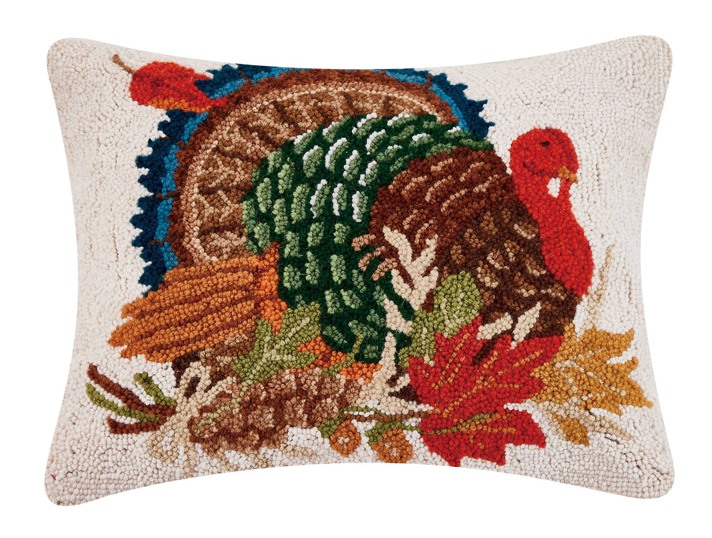 Peking Handicraft Turkey Hook Pillow - Mary Lake Thompson