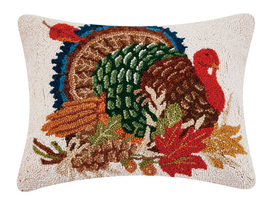 Peking Handicraft Turkey Hook Pillow - Mary Lake Thompson