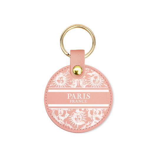 Toss Designs Keychain- Fashion Pink Toile