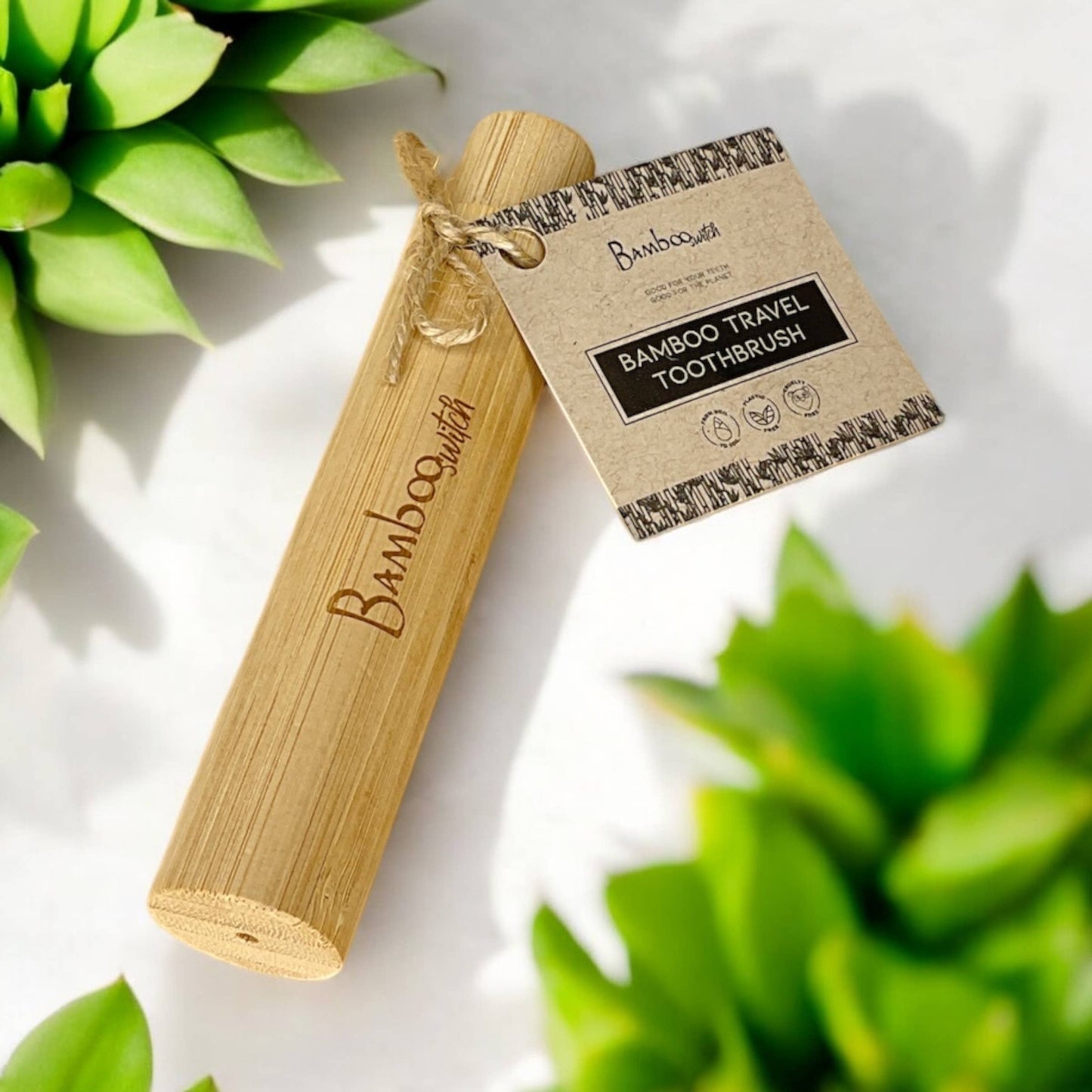 Bamboo Switch Compostable Bamboo Travel Toothbrush | Earth Day Bestseller