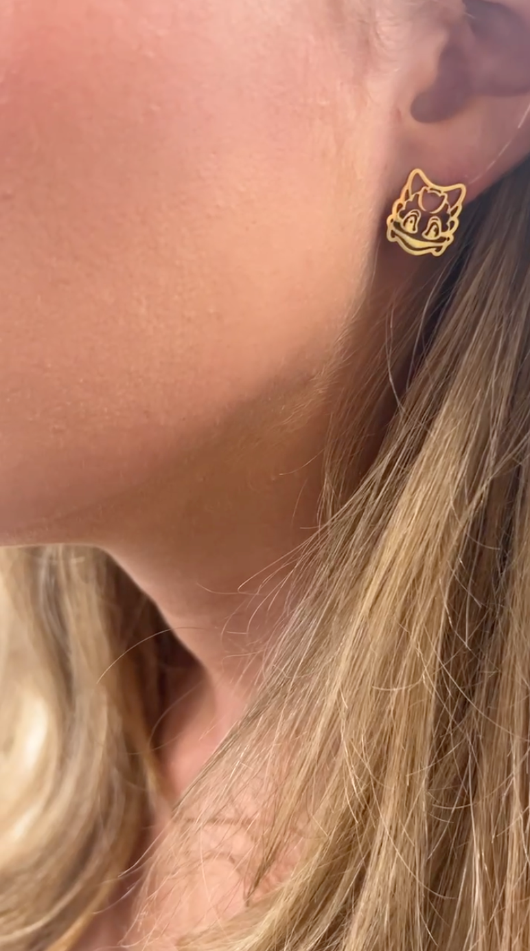 Steele Sloan Designs TCU Horned Frogs Stud Earrings TCU Gift Gameday Earrings