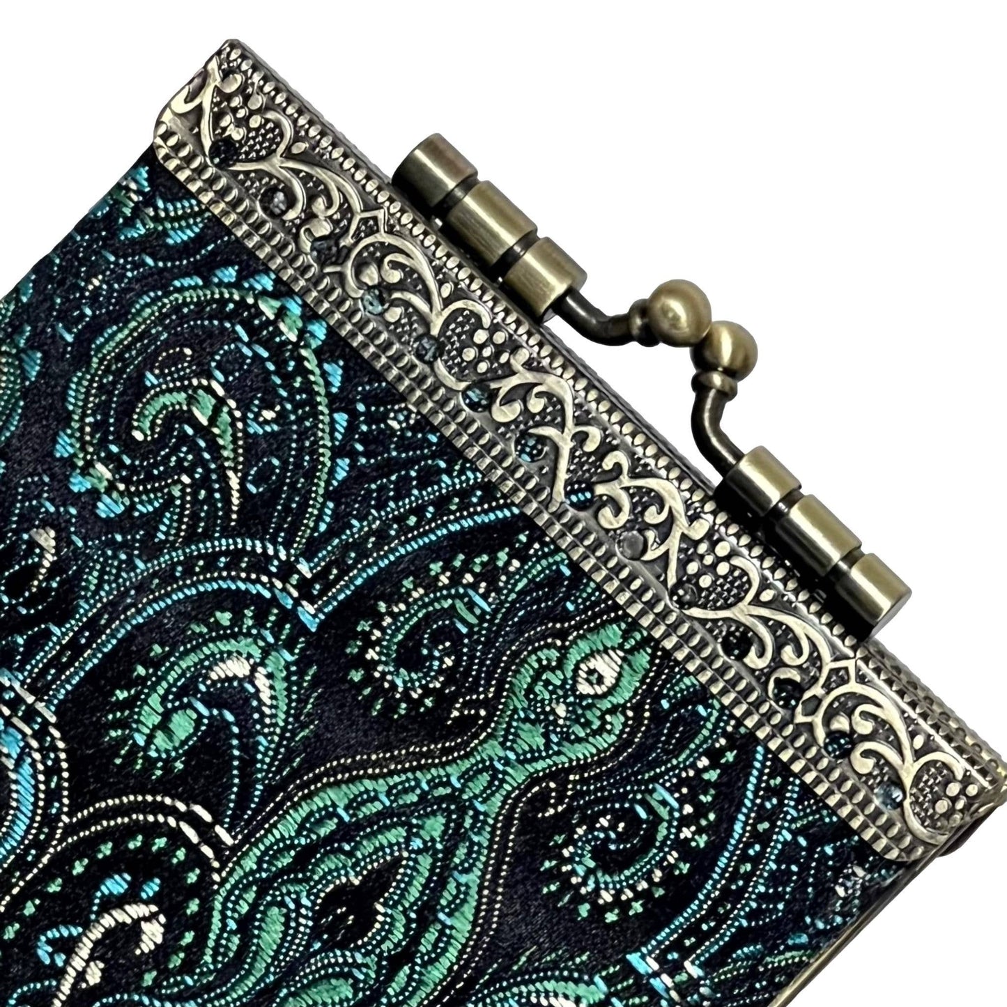 Paisley Brocade RFID Card Holder