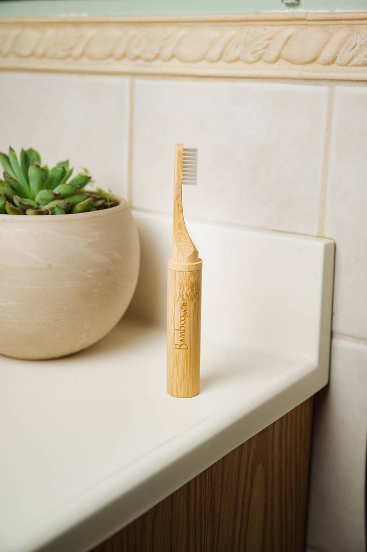 Bamboo Switch Compostable Bamboo Travel Toothbrush | Earth Day Bestseller