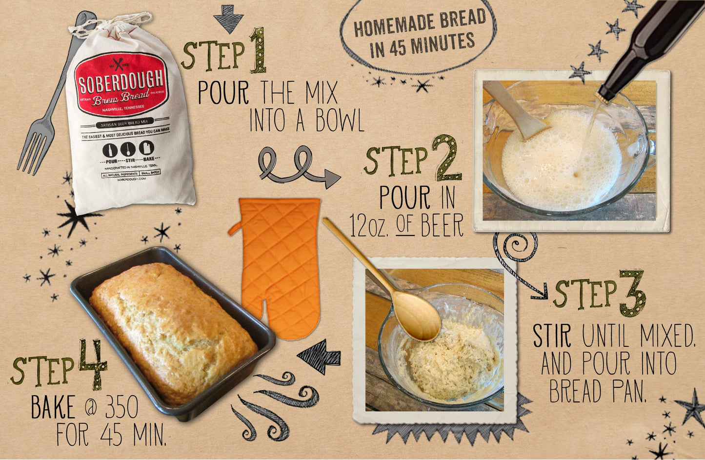 Soberdough's Apple Fritter Beer Bread: Warm Spices &amp; Cozy Comfort