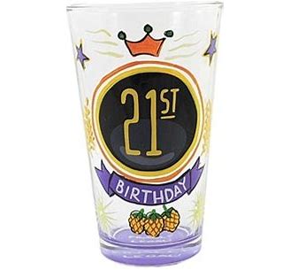Lolita Happy 21st Birthday Pilsner Glass