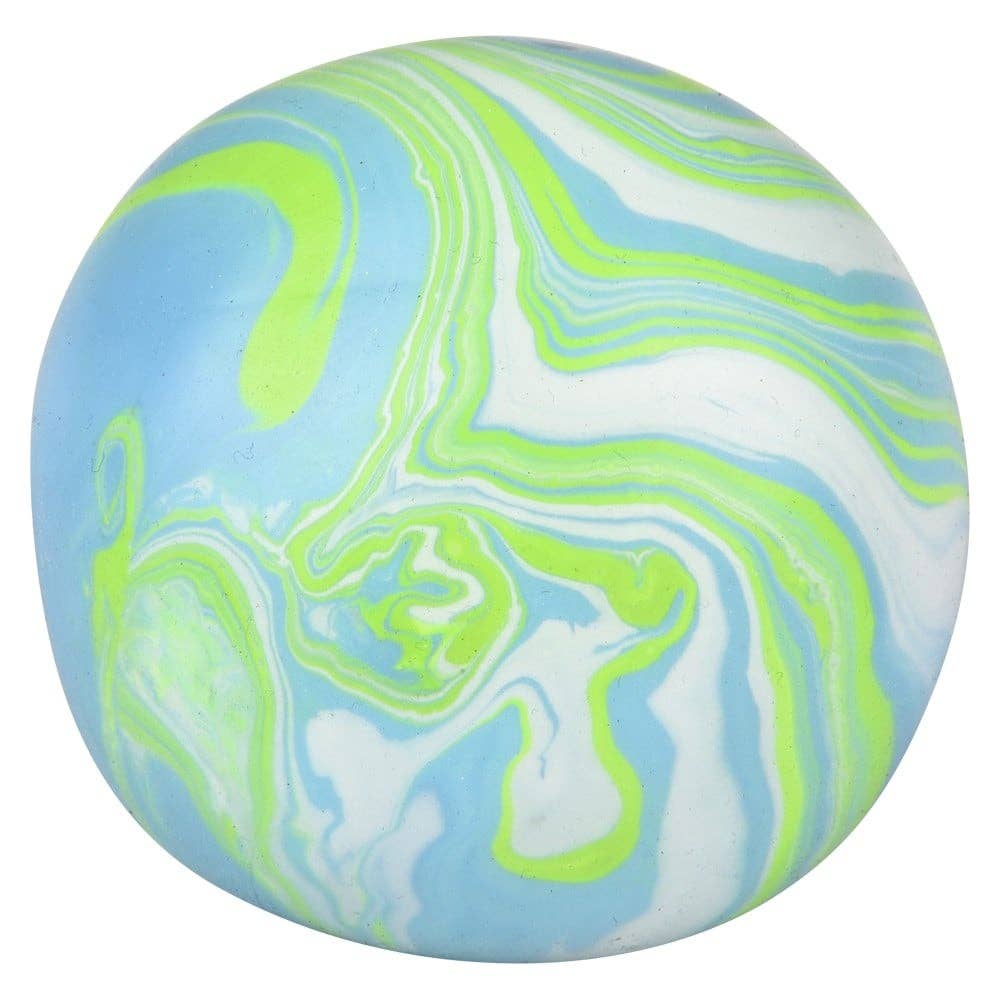 La Luna Bella 2.33" SQUISH AND STRETCH MARBLEIZED GUMMI BALL