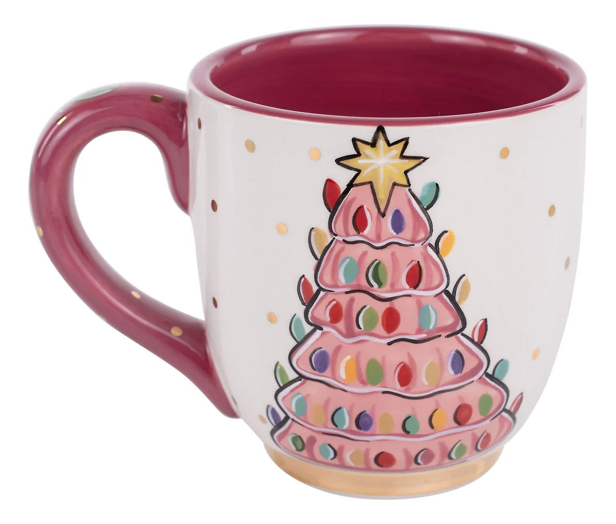 Glory Haus Vintage Pink Tree Mug