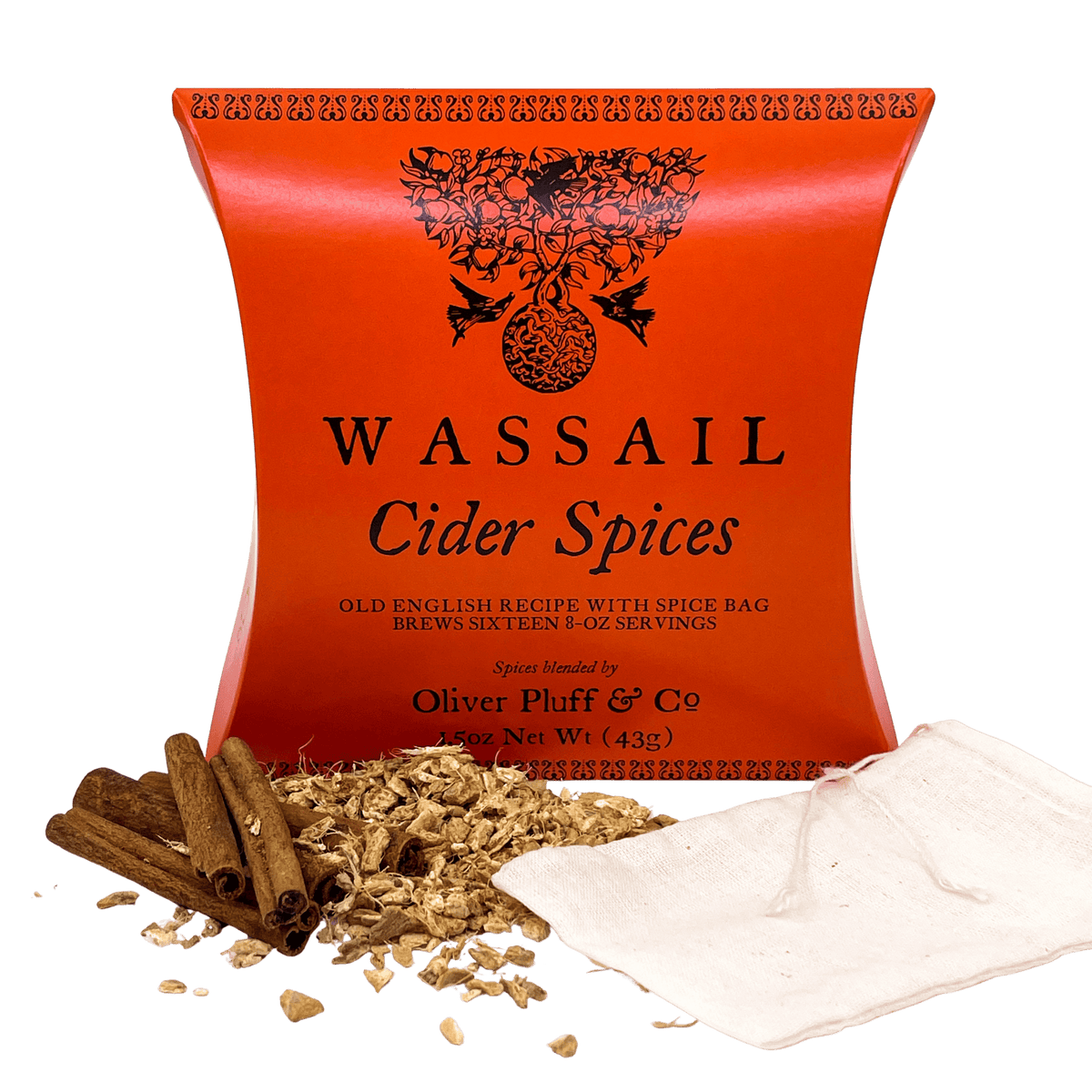 Oliver Pluff & Company Cider Spices Wassail - 1 Gallon Package