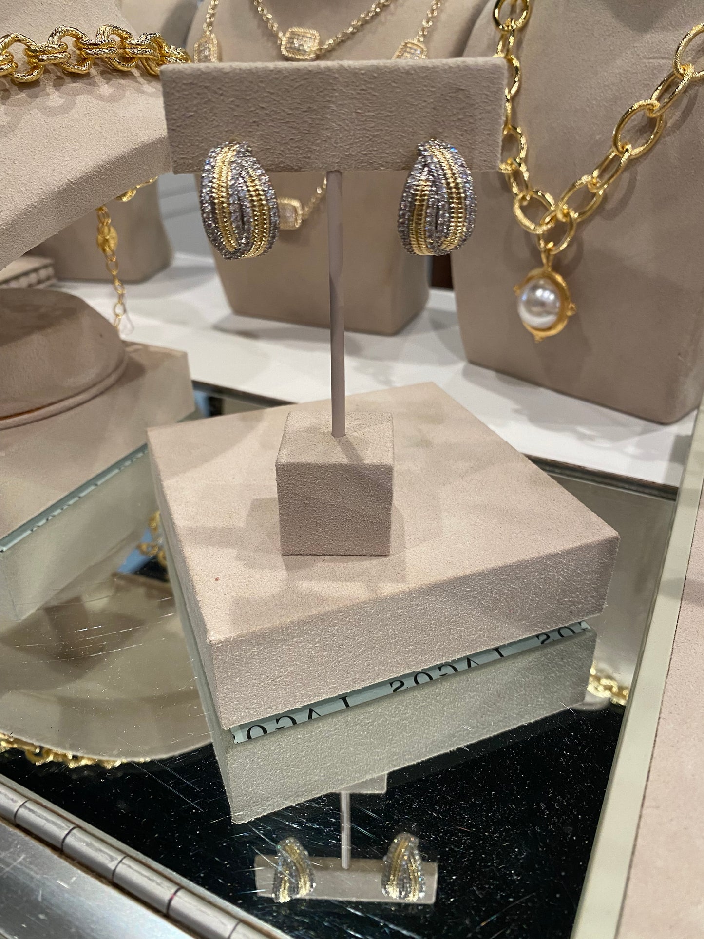 Fusion Wide Arch Earrings