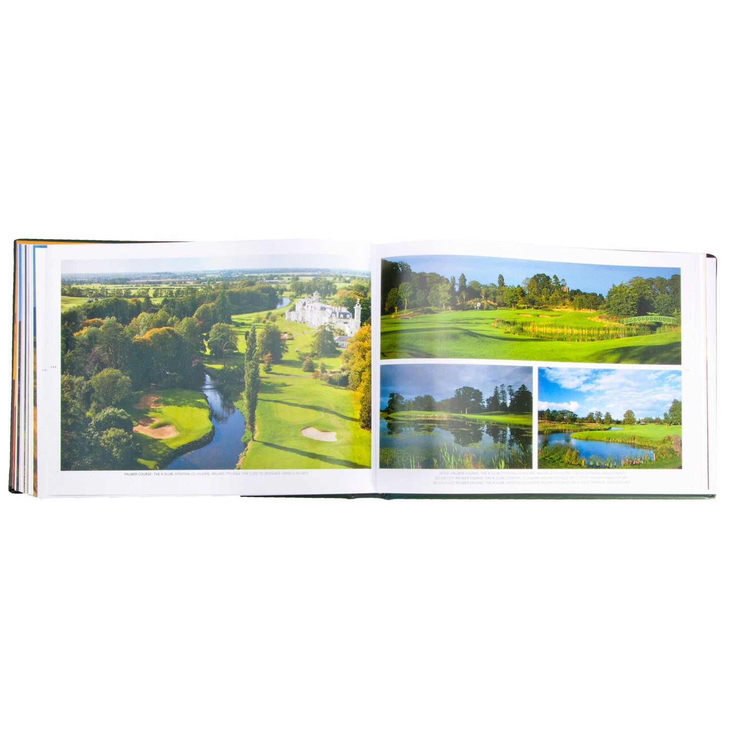 Graphic Image "Golf Courses: Fairways of the World" Leather Bound Book