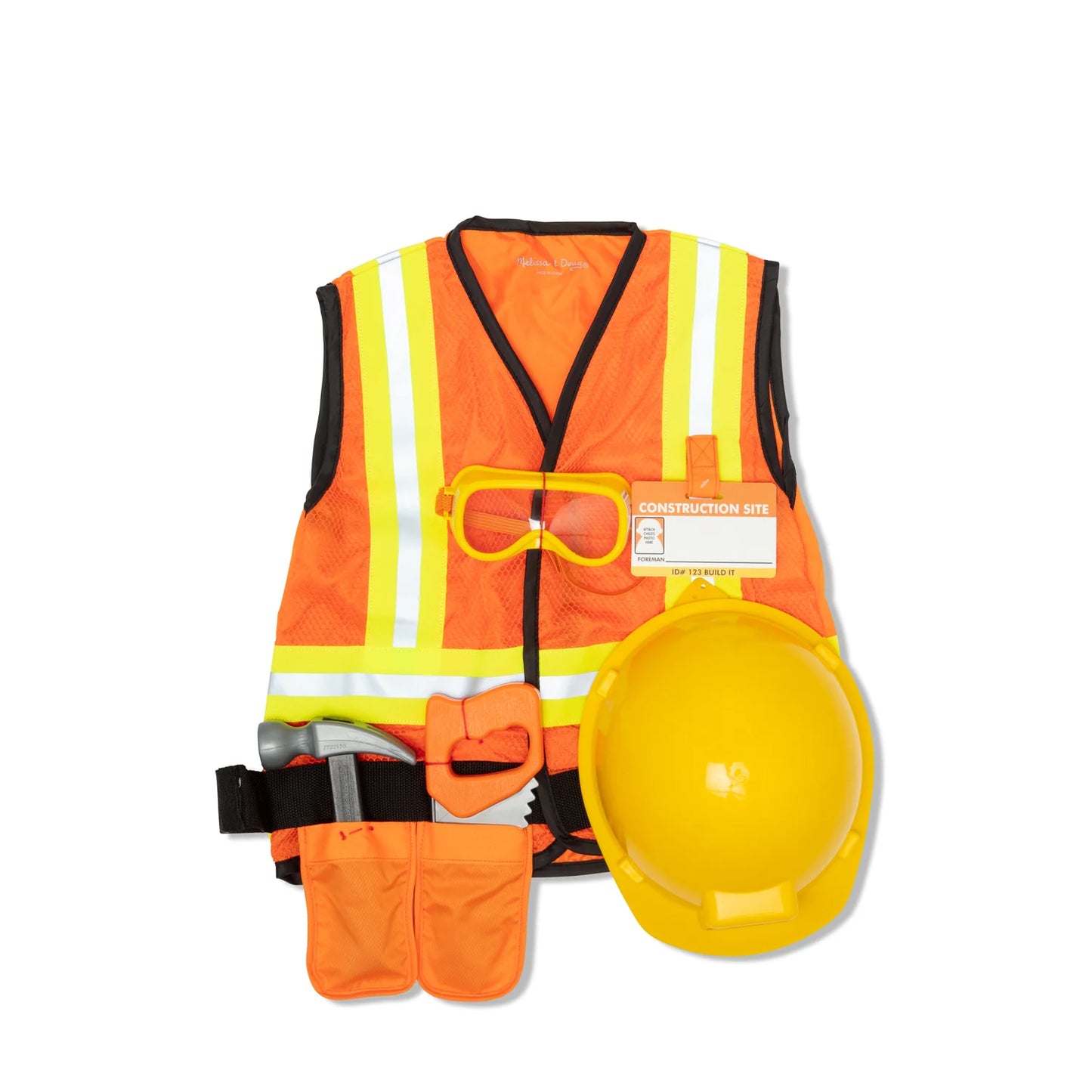Melissa & Doug Role Play Costume Set/ Construction Worker