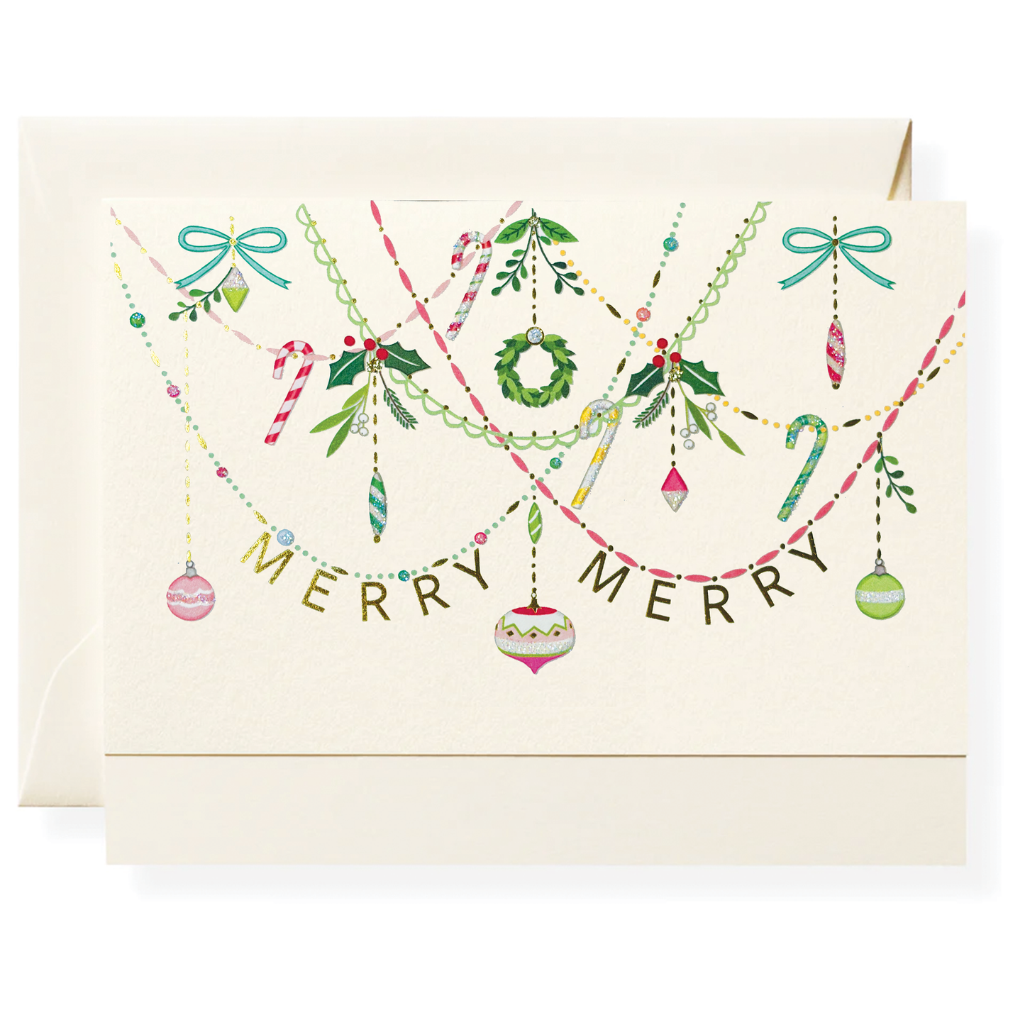 Karen Adams Christmas Holiday Note Card Box