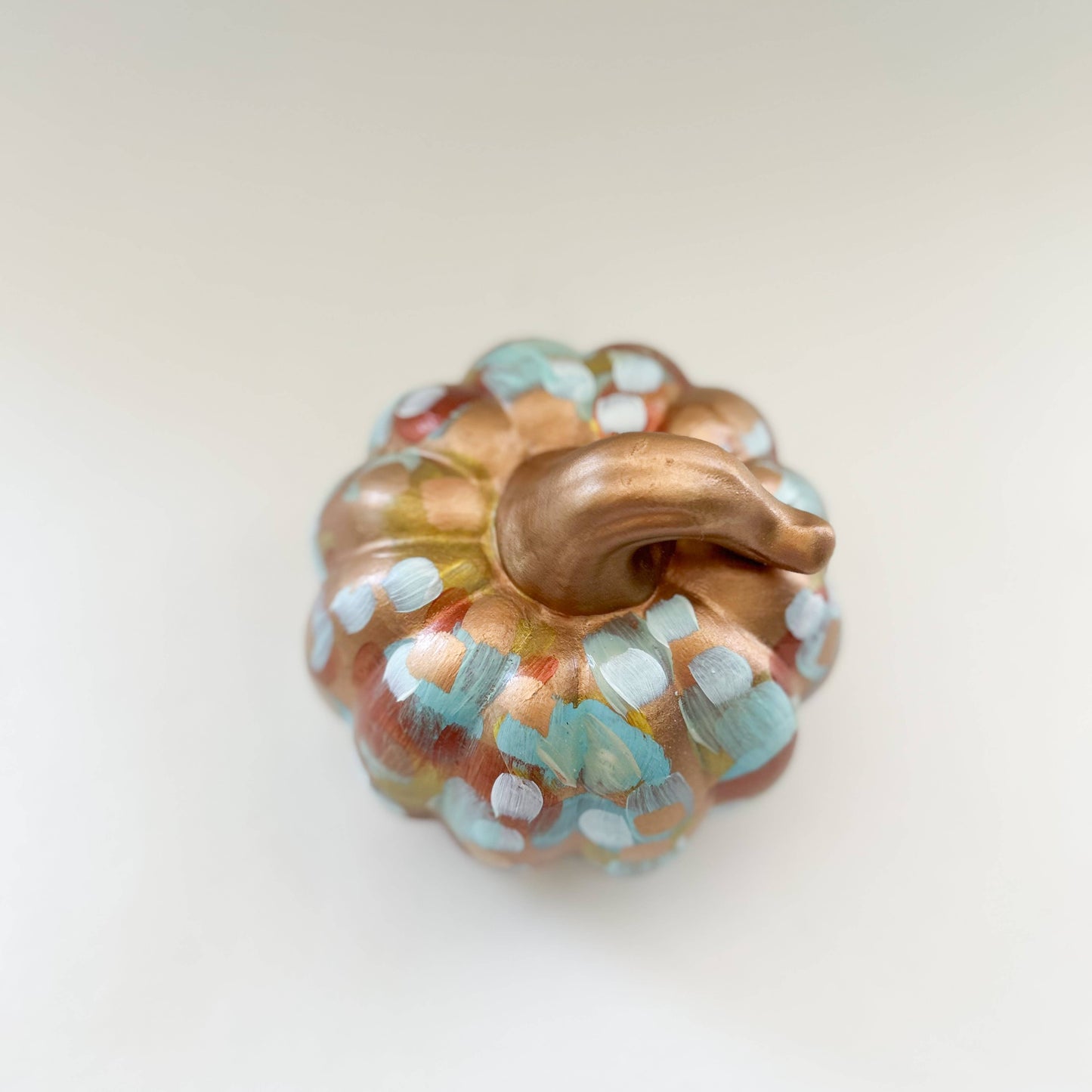 Jessica Reynolds Copper Abstract Pumpkin