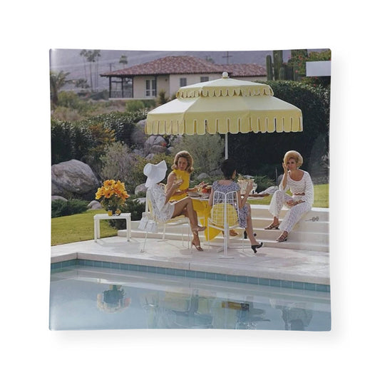 Toss Designs Glass Tray - Pool Umbrella