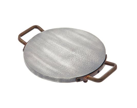 Godinger Grey Wash Wood/metal 12" Round Tray