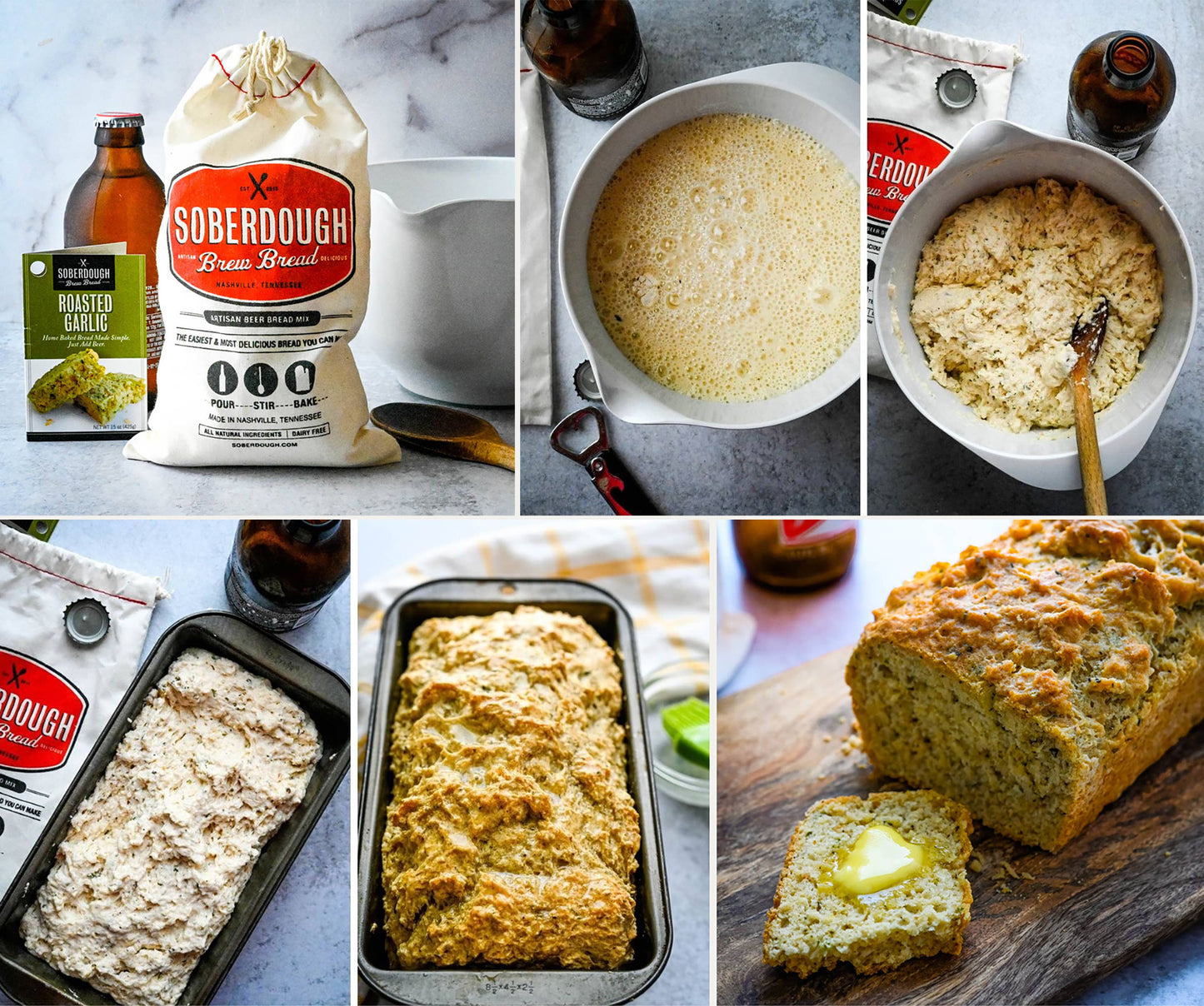 Soberdough's Lemon Poppy Seed Beer Bread: Bright, Zesty &amp; Unforgettable