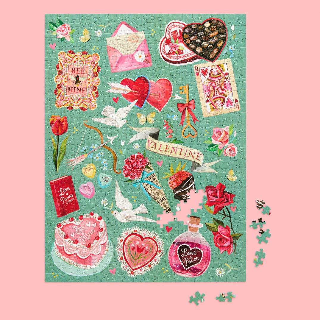 WerkShoppe Valentines Classics 500 Piece Puzzle | Valentine's Day