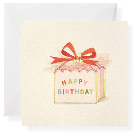 Karen Adams Happy Birthday Gift Enclosure Box