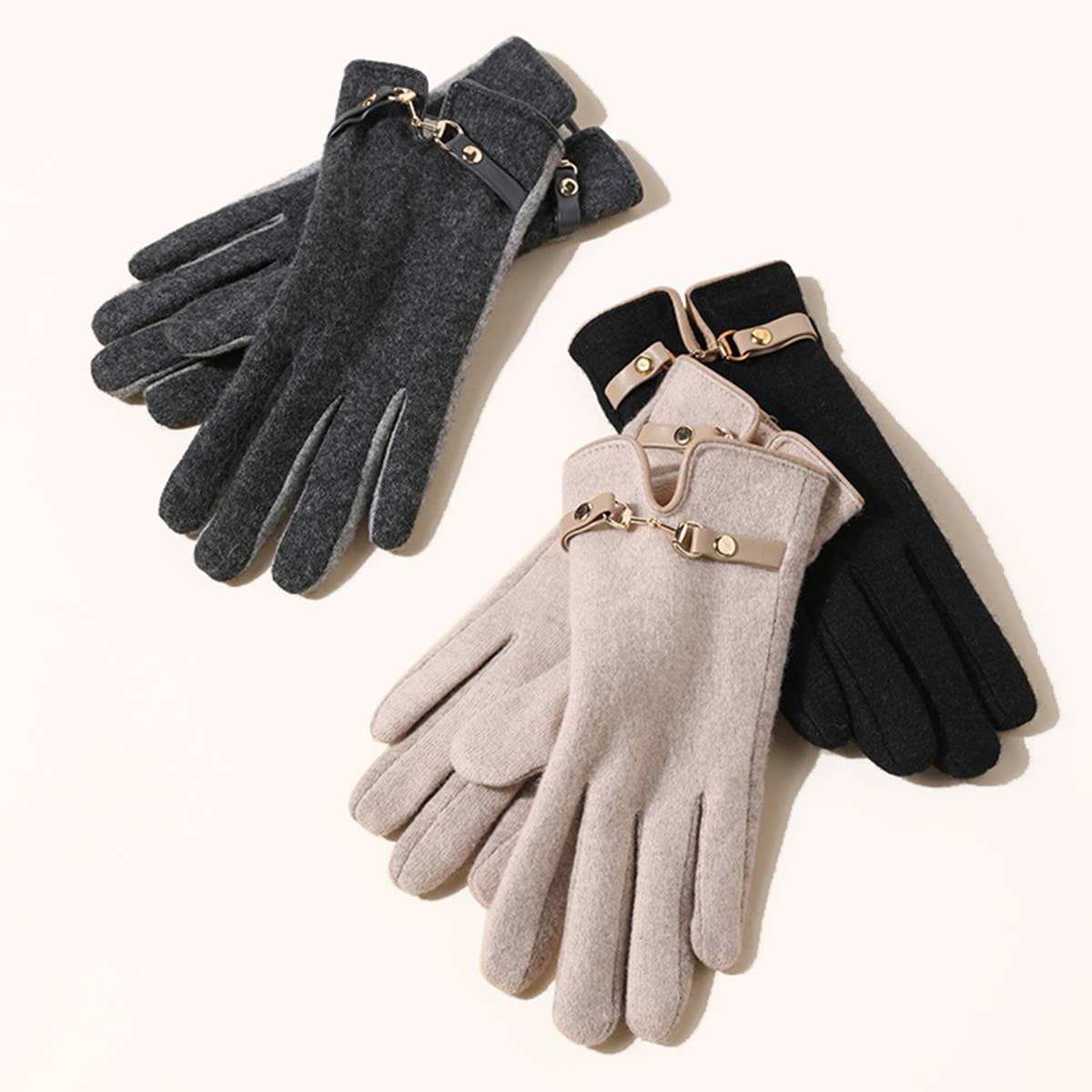 Cute Wool Touchscreen Gloves – Winter for Women_CWAG0048
